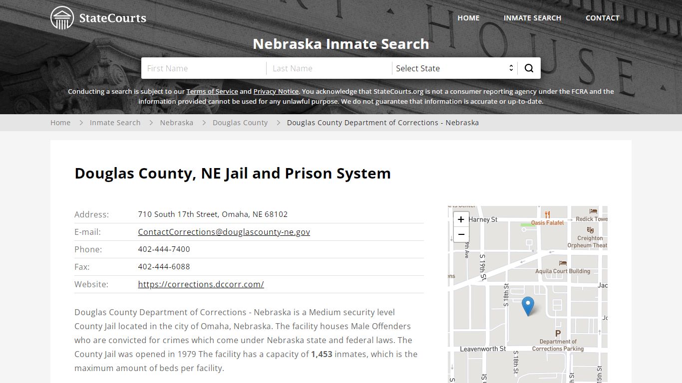 Douglas County Department of Corrections - Nebraska Inmate ...
